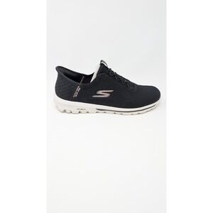 Skechers Go Walk Slip Ins Women's Black Air Cooled Memory Foam Sneaker Size 10.5